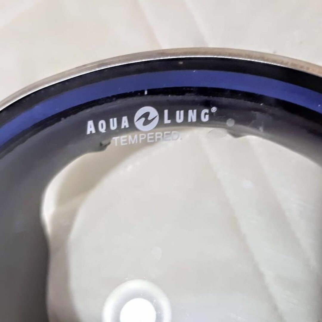 Aqua Lung(アクアラング)の超レア！ 廃盤 日本アクアラング Eマスク ブラックシリコン ロゴ入り！ スポーツ/アウトドアのスポーツ/アウトドア その他(マリン/スイミング)の商品写真