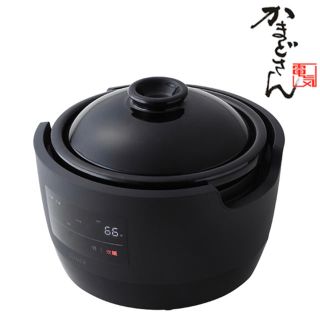 【新品未使用】長谷園×siroca かまどさん電気 SR-E111(K)(炊飯器)