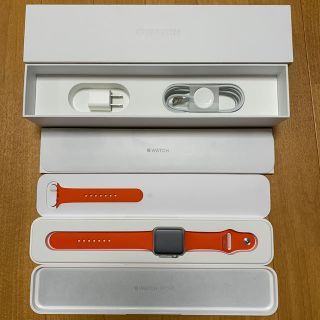 アップルウォッチ(Apple Watch)のApple Watch 42mm Sport MLC42J/A(腕時計(デジタル))