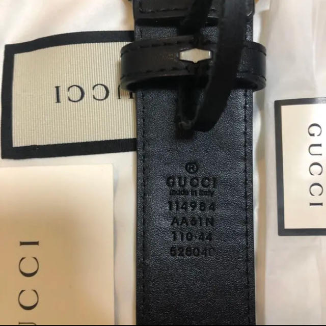 Gucci(グッチ)の即購入割引有】確実正規品伊勢丹新宿メンズ店購入 GUCCI GG MARMONT メンズのファッション小物(ベルト)の商品写真