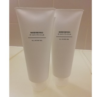 ムジルシリョウヒン(MUJI (無印良品))の敏感肌用薬用美白オ－ルインワンジェル  2本(オールインワン化粧品)