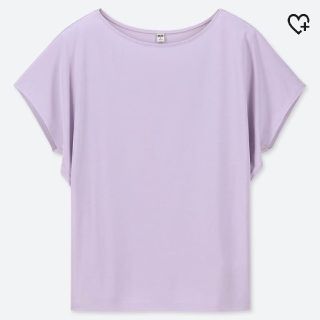 ユニクロ(UNIQLO)のユニクロ　ドレープクルーネックT(カットソー(半袖/袖なし))