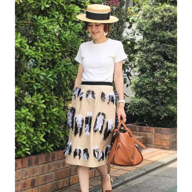 エレンディーク　ジャガードスカート レディースのスカート(ひざ丈スカート)の商品写真