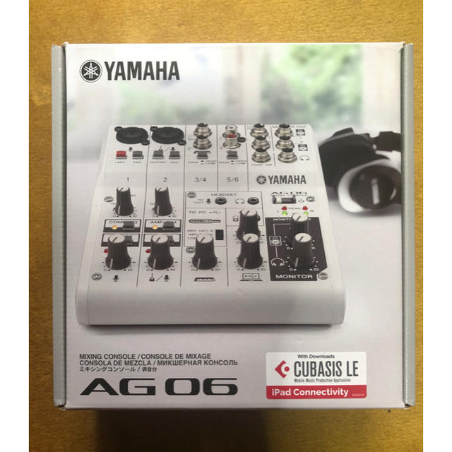 値下げ　YAMAHA AG06 美品　即日発送 楽器のDTM/DAW(オーディオインターフェイス)の商品写真