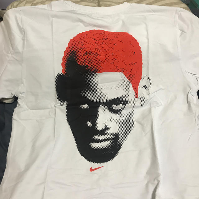 デニス ロッドマンTシャツ USA製 Lサイズ 白 【デッドストック】1996年