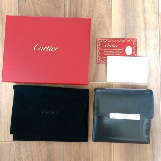 カルティエ(Cartier)のカルティエ　財布　cartier 黒(財布)