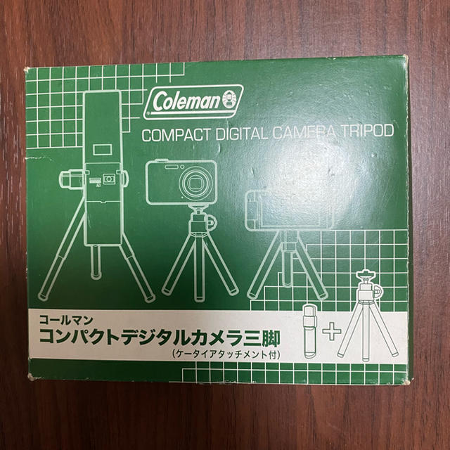 Coleman(コールマン)のコールマン　コンパクト　デジタルカメラ三脚　ケータイアタッチメント付 スマホ/家電/カメラのスマホアクセサリー(自撮り棒)の商品写真