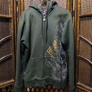 トライバル(TRIBAL)のTRIBAL GEAR パーカー Ｍ ダークグリーン(パーカー)