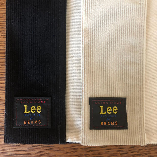 BEAMS(ビームス)のLee×BEAMSコーデュロイブックカバー文庫本サイズ 2セット ハンドメイドの文具/ステーショナリー(ブックカバー)の商品写真