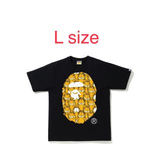 アベイシングエイプ(A BATHING APE)のBape x garfield コラボ　Tシャツ(Tシャツ/カットソー(半袖/袖なし))