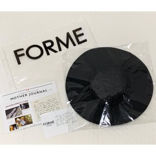 マザー(mother)の【未使用同様】東原亜希 FORME ハット 黒 ブラック(ハット)