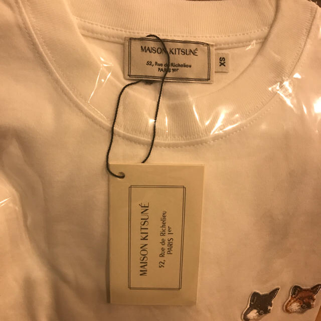 MAISON KITSUNE'(メゾンキツネ)のメゾンキツネ  Tシャツ　XS レディースのトップス(Tシャツ(半袖/袖なし))の商品写真