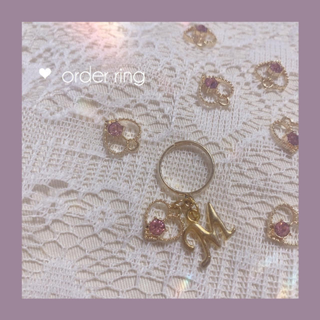 ♥ order ring ハンドメイドのアクセサリー(リング)の商品写真