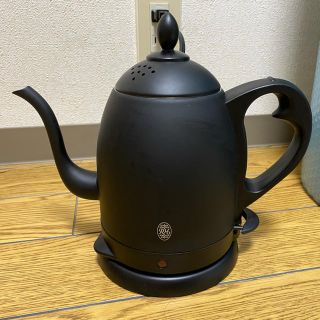 バルミューダ(BALMUDA)のラッセルホブス カフェ ケトル マットブラック 電気ポット(電気ケトル)