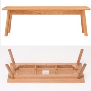 ムジルシリョウヒン(MUJI (無印良品))の値下げしました！【無印良品】オーク材　ローテーブル(ローテーブル)