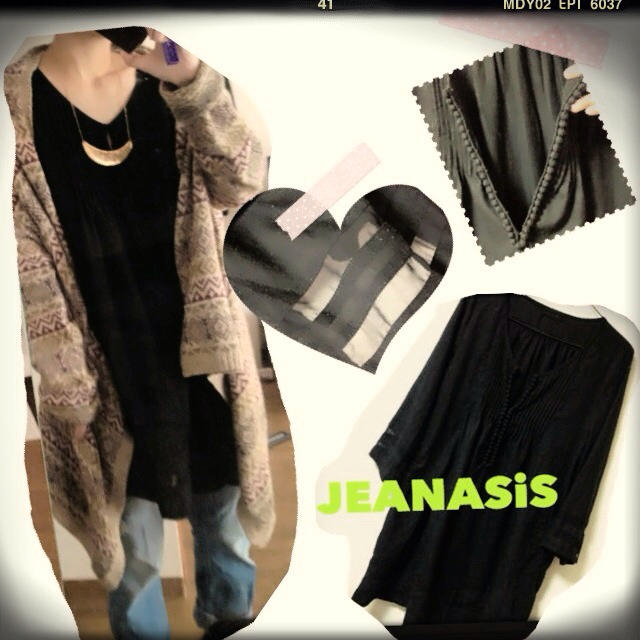 JEANASIS(ジーナシス)のJEANASiS/Aラインワンピース レディースのワンピース(ひざ丈ワンピース)の商品写真