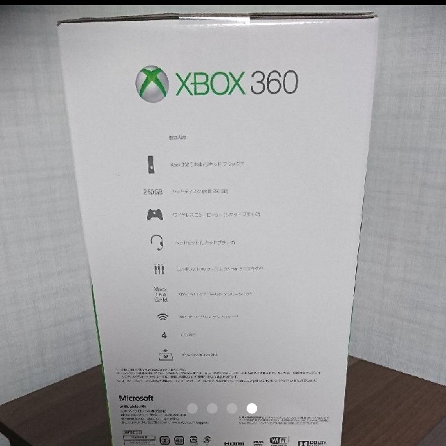 Xbox360(エックスボックス360)のMicrosoft Xbox360 XBOX 360 250GB 916654 エンタメ/ホビーのゲームソフト/ゲーム機本体(家庭用ゲーム機本体)の商品写真