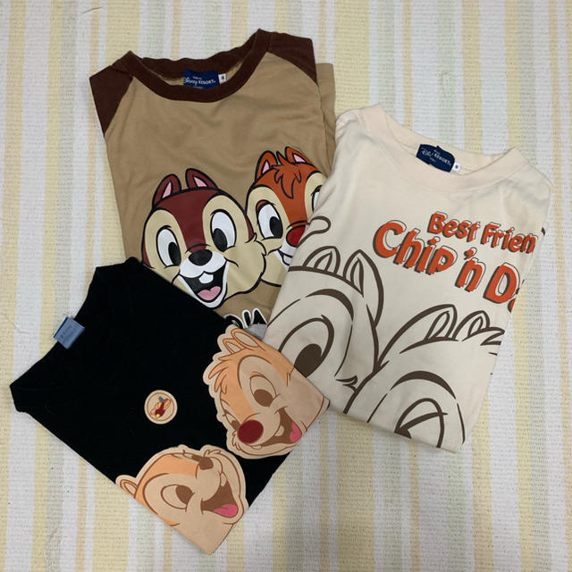 チップ&デール(チップアンドデール)のチップとデール Tシャツ3枚セット レディースのトップス(Tシャツ(半袖/袖なし))の商品写真