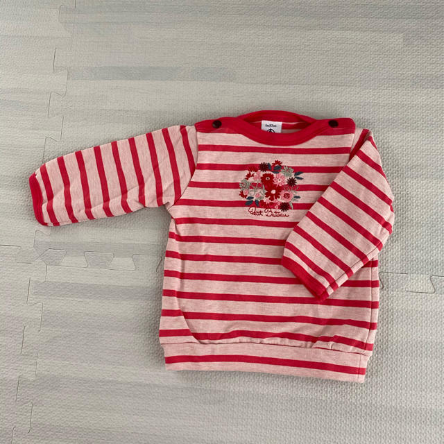 PETIT BATEAU(プチバトー)の美品☆プチバトー 長袖 トップス カットソー キッズ/ベビー/マタニティのベビー服(~85cm)(シャツ/カットソー)の商品写真