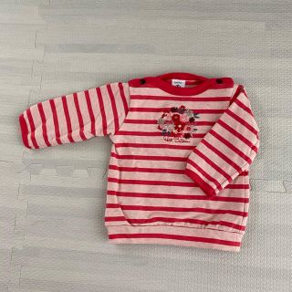 プチバトー(PETIT BATEAU)の美品☆プチバトー 長袖 トップス カットソー(シャツ/カットソー)