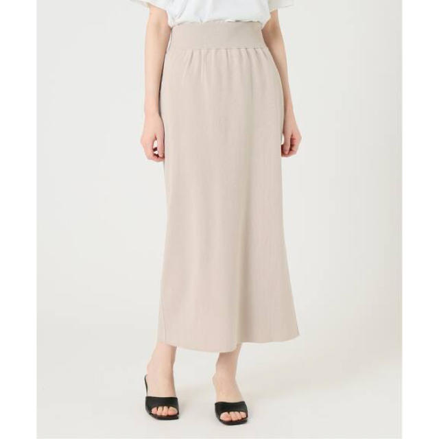 IENA(イエナ)の新品 イエナ IENA 3/60 cotton ニット スカート 36 レディースのスカート(ロングスカート)の商品写真