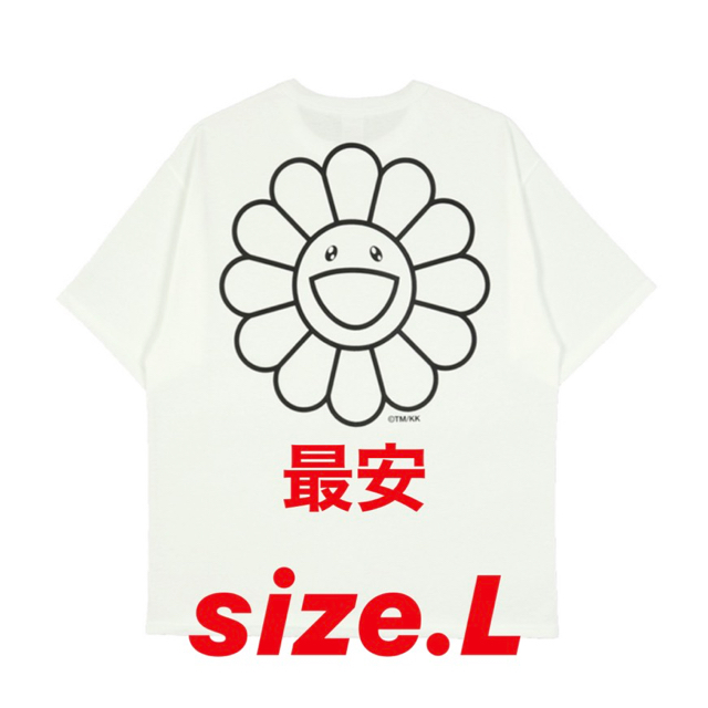 kaikaikiki フラワーTシャツ 新品未使用 白L