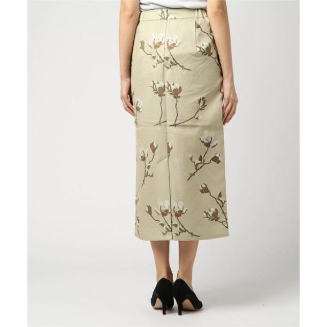 moussy(マウジー)のmoussy 花柄 ロングタイトスカート M レディースのスカート(ロングスカート)の商品写真