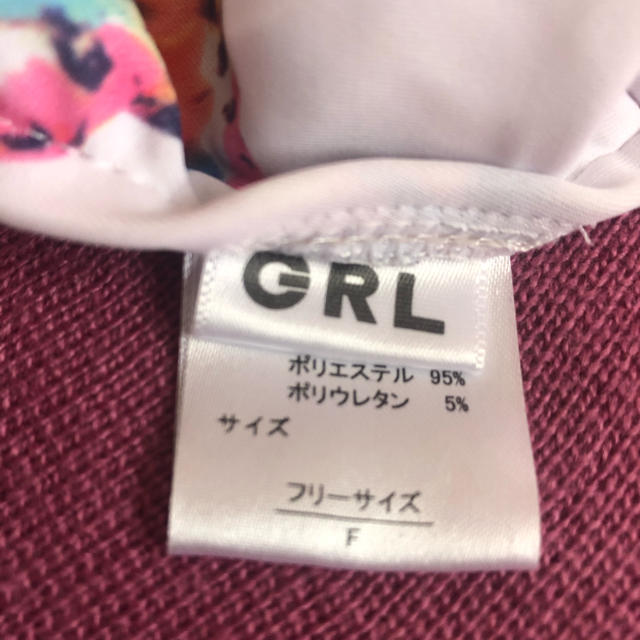 GRL(グレイル)のホワイト花柄水着👙 レディースの水着/浴衣(水着)の商品写真