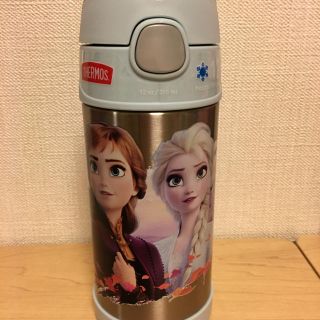 サーモス(THERMOS)の日本未入荷❤️サーモス　ストローマグ　エルサ　アナと雪の女王2 ストローボトル(水筒)