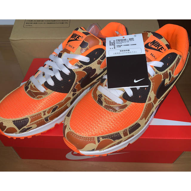 NIKE(ナイキ)のNIKE AIRMAX 90 ORANGE DUCK CAMO メンズの靴/シューズ(スニーカー)の商品写真