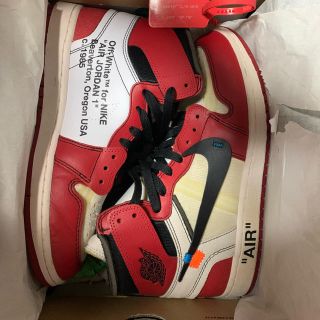 ナイキ(NIKE)の27cm Nike AIR JORDAN 1 Off White ジョーダン1(スニーカー)