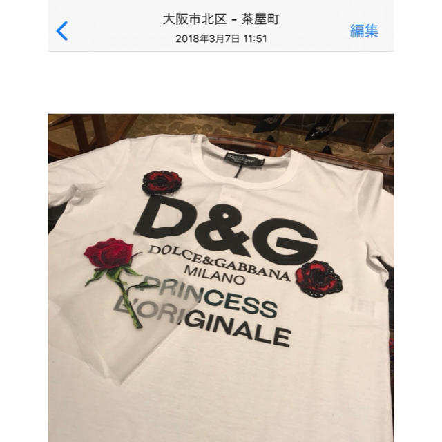 DOLCE&GABBANA(ドルチェアンドガッバーナ)のドルガバ Tシャツ DOLCE&GABBANA レディースのトップス(Tシャツ(半袖/袖なし))の商品写真