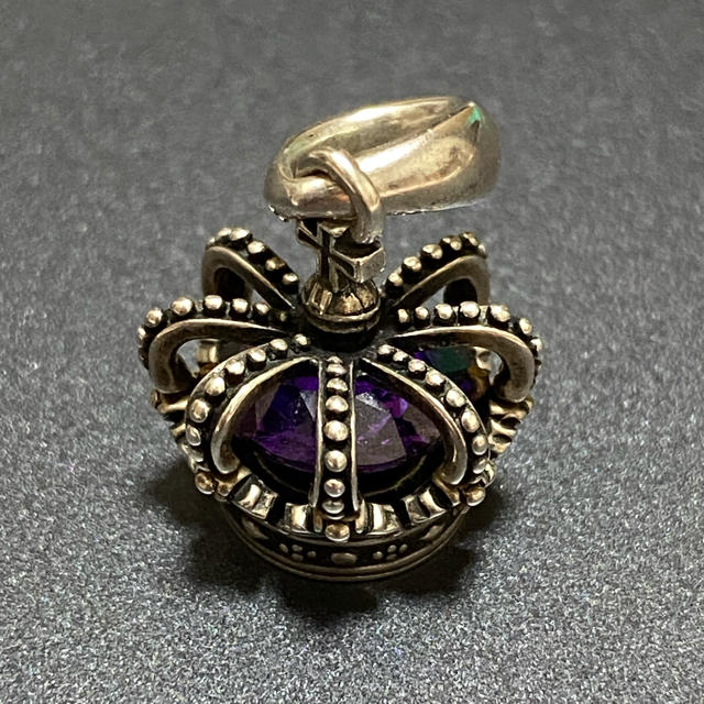 Justin Davis Glory Crown pendant purple