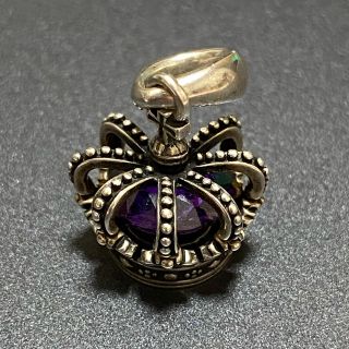 ジャスティンデイビス(Justin Davis)のJustin Davis Glory Crown pendant purple(ネックレス)