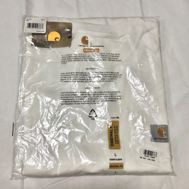 carhartt(カーハート)の【USA正規品❗️メンズサイズ】新品　carhartt　ワンポイントTシャツ メンズのトップス(Tシャツ/カットソー(半袖/袖なし))の商品写真