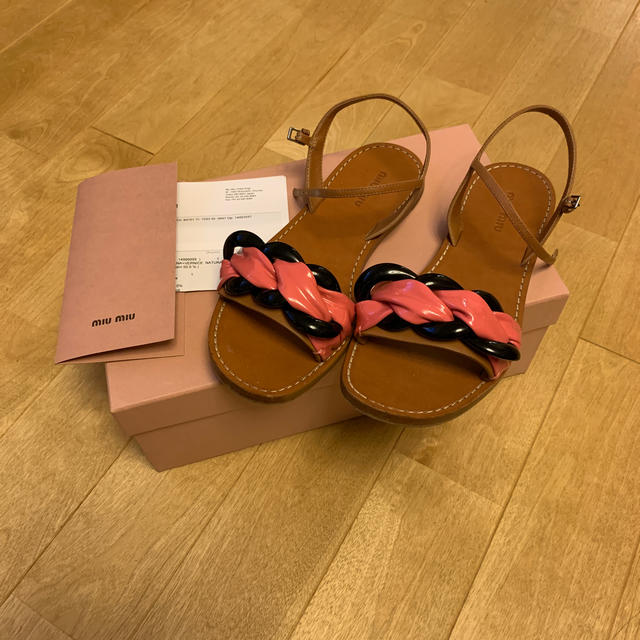 miumiu - miu miu サンダル 中古 サイズ36の通販 by moachan shop｜ミュウミュウならラクマ