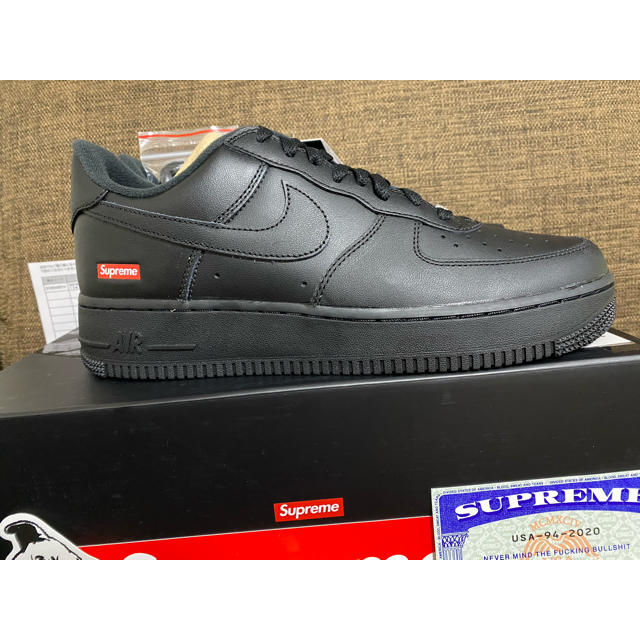 本日発送 エアフォース1 supreme us9 正規品 新品未使用 1