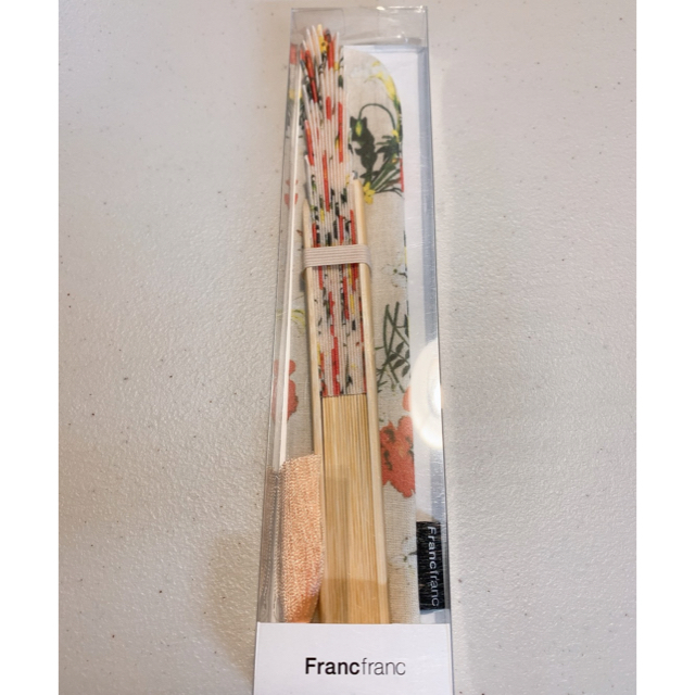 Francfranc(フランフラン)の🌸フランフラン　花柄　フラール扇子　PK🌸 レディースのファッション小物(その他)の商品写真