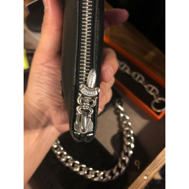 Chrome Hearts(クロムハーツ)のクロムハーツ ジッパー付 コインケース セメタリー クロスパッチ メンズのファッション小物(コインケース/小銭入れ)の商品写真