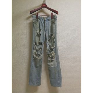 マルタンマルジェラ(Maison Martin Margiela)のMaison Martin Margiela アーティザナル デストロイ デニム(デニム/ジーンズ)