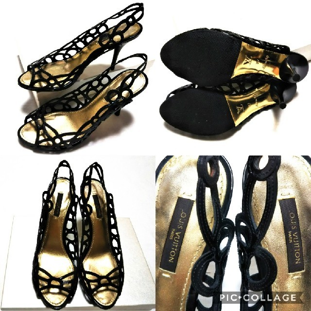 LOUIS モノグラム柄 エナメルサンダル ピンヒールの通販 by SHO'S.SHOES'''''s shop|ルイヴィトンならラクマ VUITTON - Louis Vuitton 在庫大人気