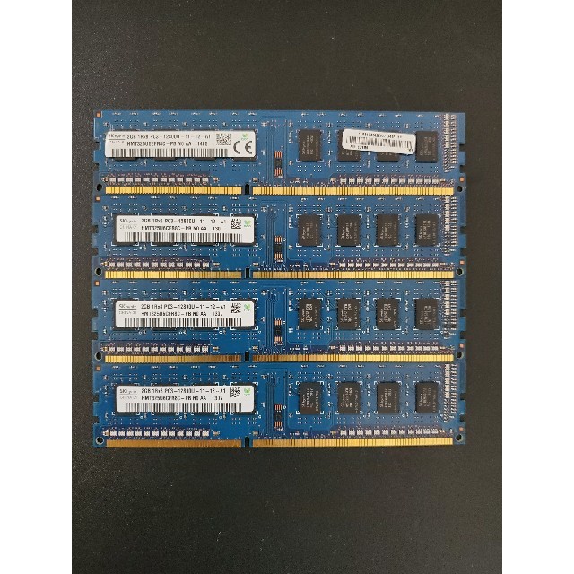 SAMSUNG(サムスン)の動作確認済み！美品 Hynix製 ddr3 12800U 16GB スマホ/家電/カメラのPC/タブレット(PCパーツ)の商品写真