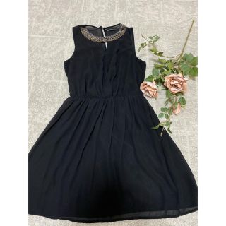 ザラ(ZARA)のZARA♡ビジューワンピース(ミニワンピース)