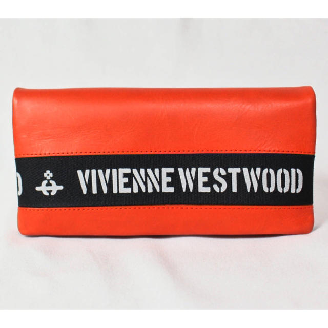 Vivienne Westwood(ヴィヴィアンウエストウッド)の《ヴィヴィアンウエストウッド》箱付新品 牛革 ロゴベルト フラップ 長財布  レディースのファッション小物(財布)の商品写真