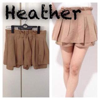 ヘザー(heather)のHeather ペプラムキュロット(キュロット)