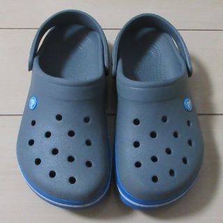 クロックス(crocs)の[AIN様専用]  クロックス crocs 24cm M6W8 グレー used(サンダル)