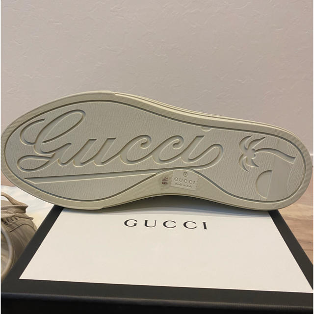 Gucci(グッチ)のKaz-mako様専用　GUCCI  ロゴプレート　ローカットスニーカー メンズの靴/シューズ(スニーカー)の商品写真