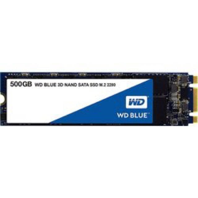 スマホ/家電/カメラWD Blue SSD  M.2 SATA 500GB
