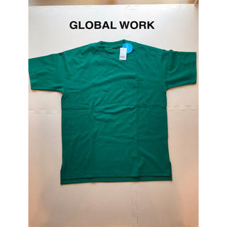 グローバルワーク(GLOBAL WORK)のGLOBAL WORK 厚手 BIGT グリーン(Tシャツ/カットソー(半袖/袖なし))
