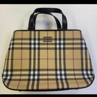 バーバリー(BURBERRY)のBURBERRY バーバリー トートバック チェック柄(ハンドバッグ)